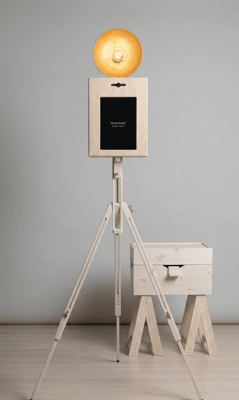 Mabooths handgjorda fotobås i studio